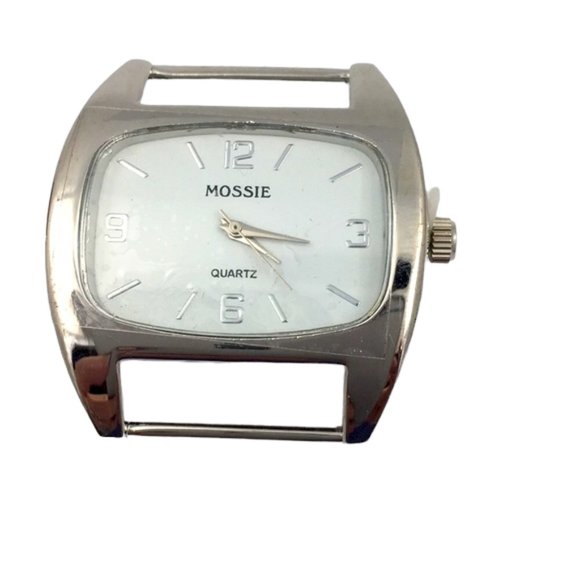 Mossie Rectangular White Face Watch - Picture 1 of 4